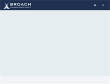 Tablet Screenshot of broach.nl